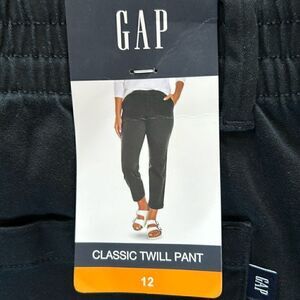 NEW Gap Black Classic Twill Pants